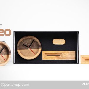 ست هدیه چوبی لاکچری کد PM020