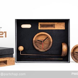 ست هدیه چوبی لاکچری کد PM021